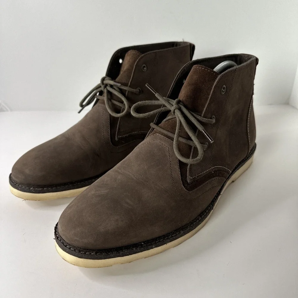 Crevo Memory Foam‎ Cray 200 Low Chukka Boot Brown Men's Size 10.5 VERY GOOD